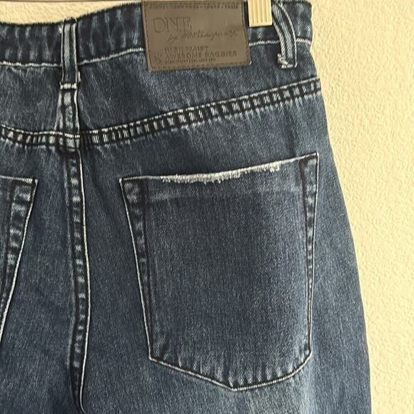 One Teaspoon Jeans Women’s High Rise Waist Freebird Skinny Ankle Chewed … - Picture 8 of 14